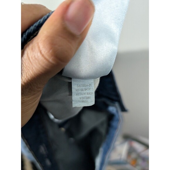 NWT Old Navy Shorts Women Plus 20 Blue Medium Wash High Rise Secret Pockets - Picture 8 of 9